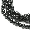 Cousin Glass Pearls Dark Grey & Smoke Strung Beads, 126 Piece