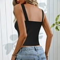 thumbnail image 4 of mfyjkho Camisetas Sin Mangas, Camiseta Sin Mangas De Verano Para Mujer, Cuello Redondo, Cómoda, Lisa, Regular Tops Bohemios Para Mujer Xl, 4 of 7