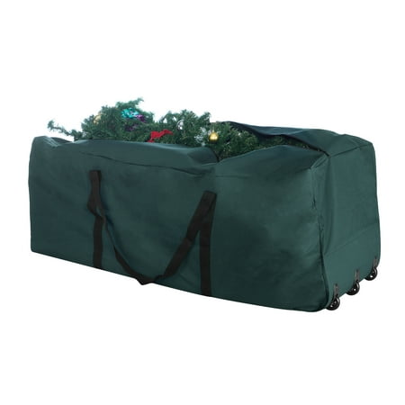 Elf Stor Premium Green Rolling Christmas Tree Storage Duffel Bag for 9 Ft Tree - Walmart.com