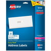 "Avery(R) Easy Peel(R) Address Labels 18160, 1"" x 2-5/8"", Pack of 300"