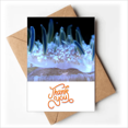 thumbnail image 1 of Ocean blue jellyfish ciencia naturaleza foto Nota en blanco del sobre de la tarjeta de agradecimiento, 1 of 4