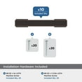 thumbnail image 3 of Amerock Triomphe 3 inch (76mm) Center-to-Center Oil-Rubbed Bronze Cabinet Pull - 10 Pack, 3 of 5