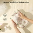 thumbnail image 5 of Delamu Makeup Bag Set, Travel Cases for Women, Cute Zipper Makeup Pouch,Makeup bag organizer 3 Pcs, 5 of 9