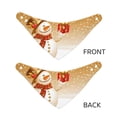 thumbnail image 3 of Naloa Christmas Snowman Gift Dog Bandana Large and Small-Dog Scarf Bib Handkerchief Accessories for Dogs and Cats(S-L)-, 3 of 5