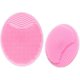 thumbnail image 1 of Cepillo de limpieza facial de silicona suave, 2 piezas de cepillo de mano rosa, cepillo de lavado facial Feliz Sencillez, 1 of 4