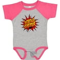 thumbnail image 3 of Inktastic Little Sister Super Hero Girls Baby Bodysuit, 3 of 5