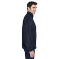 thumbnail image 3 of Harriton Tall 8 oz. Full-Zip Fleece (M990T) Navy, XLT, 3 of 3