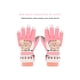 thumbnail image 2 of Niños Chica Invierno Aislados Nieve Guantes de esquí Dibujos animados Oso Estampado Impermeable XBTCLXEBCO Rosa, Grande, 2 of 6