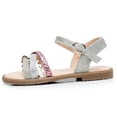 thumbnail image 3 of Blikcon Kids Girls Summer Sandals Strappy Comfort Soft Flat Sandal (Toddler/Little Kid), 3 of 8
