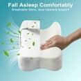 thumbnail image 6 of KAIPARA Knee Pillow for Side Sleepers, Memory Foam Knee Support Pillow, Comfortable Leg Pillow for Side Sleeping with Adjustable Strap,Relief for Sciatica, Back, HIPS, Knees, Joints, 6 of 9