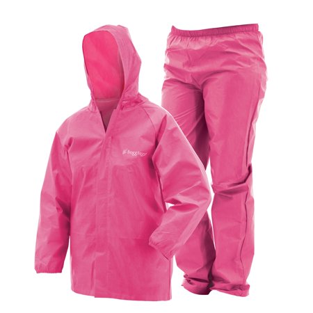 Frogg Toggs Youth Ultra-lite2 Waterproof Rain Suit - Medium, Pink