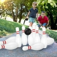 thumbnail image 5 of Eyoulife Ensemble de Quilles pour Enfants 12 Pcs Comprend 10 Quilles Blanches Classiques et 2 Balles Jouet de Quilles d'Éveil Portable Intérieur Extérieur, 5 of 5