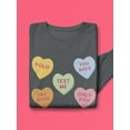 thumbnail image 3 of Hearts With Quotes Sweatshirt Men -Smartprints Designs, Male Small, 3 of 4