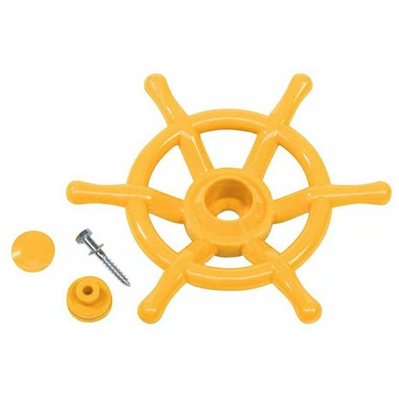 Vogacara Volante de juguete para niños, columpio de plástico para preescolar, juguetes de entretenimiento para interiores, actividades, Juegos de césped Amarillo