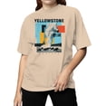 thumbnail image 2 of Yellowstone Geyser Art - Montana Women's T-shirt, 2 of 3