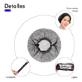 thumbnail image 3 of Gorro Plisado Desechable Cofia 100 Piezas Unitalla Cómodo, 3 of 8