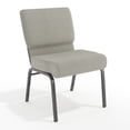 thumbnail image 2 of Flash Furniture 21''W Church Chair in Gray Dot Fabric - Silver Vein Frame, 2 of 13