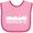 Pink and Fuchsia, variant on Inktastic Washington Dc Skyline Cities Boys or Girls Baby Bib