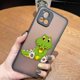 thumbnail image 3 of Matte Case for VIVO Y93 Y91C Y91 Y85 Y77 Y76 Y75 Y73 Y72 Y71 Y53 Y52S Y50 Y35 Y22 4G 5G Case Funda Shell Cute Cartoon Crocodile, 3 of 5