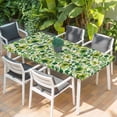 thumbnail image 2 of St. Patrick's Day Table Cloths for 4 Foot Rectangle Tables, Watercolor Lucky Shamrocks Vintage Leaves Patio Waterproof Elastic Fitted Tablecloths, Washable Rectangular Table Cover for Camping, 2 of 8