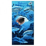 Shark Invasion Beach Towel