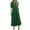Army Green summer dresses, variant on pimelu Dresses for Women Wedding Guest Dresses for Women Lantern Sleeve Loose Pleated Swing Maxi Dress Summer Casual Solid Short Sleeve Round Neck Ladies Long Sun Dresses