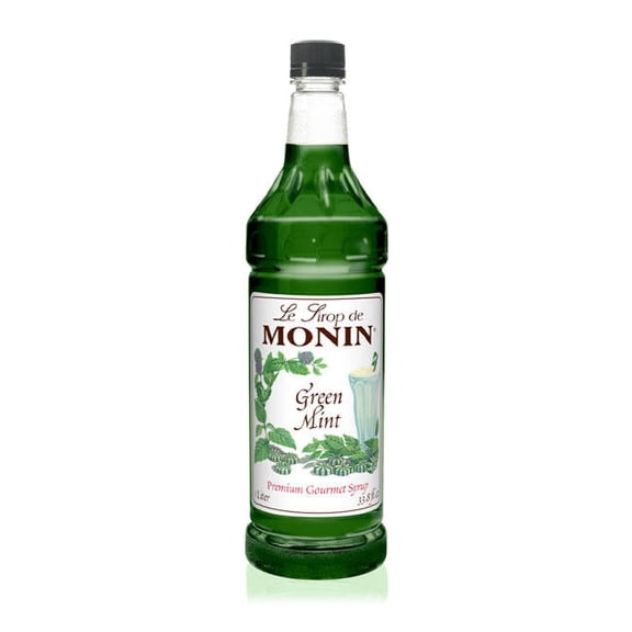 Monin Green Mint Syrup PET cs 4/1 ltr