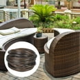 thumbnail image 5 of Wicker Repair Kit Wicker Repair Supplies Plastic Rattan Material for Patio Chair Light brown, 5 of 10
