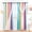 Blue Pink Yellow, variant on Anjee Blackout Curtains for Kids Girls Bedroom Curtain,Star Curtain Dual Layer Curtains with Sheer 2 Panel Set,52" x 84",Rainbow Color