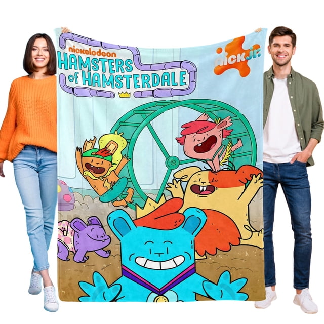 Hamsters de Hamster Dale anti-pilling, suave, ligera, esponjosa y acogedora de lujo para hogar y cocina – Perfecta para niños y adultos,100X130cm