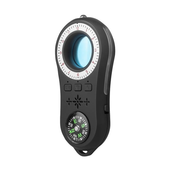 EGNMCR Portable Mini LED Hide Camera Detector Anti-Candid IR Scanner Micro Cam Finder Protective Netting