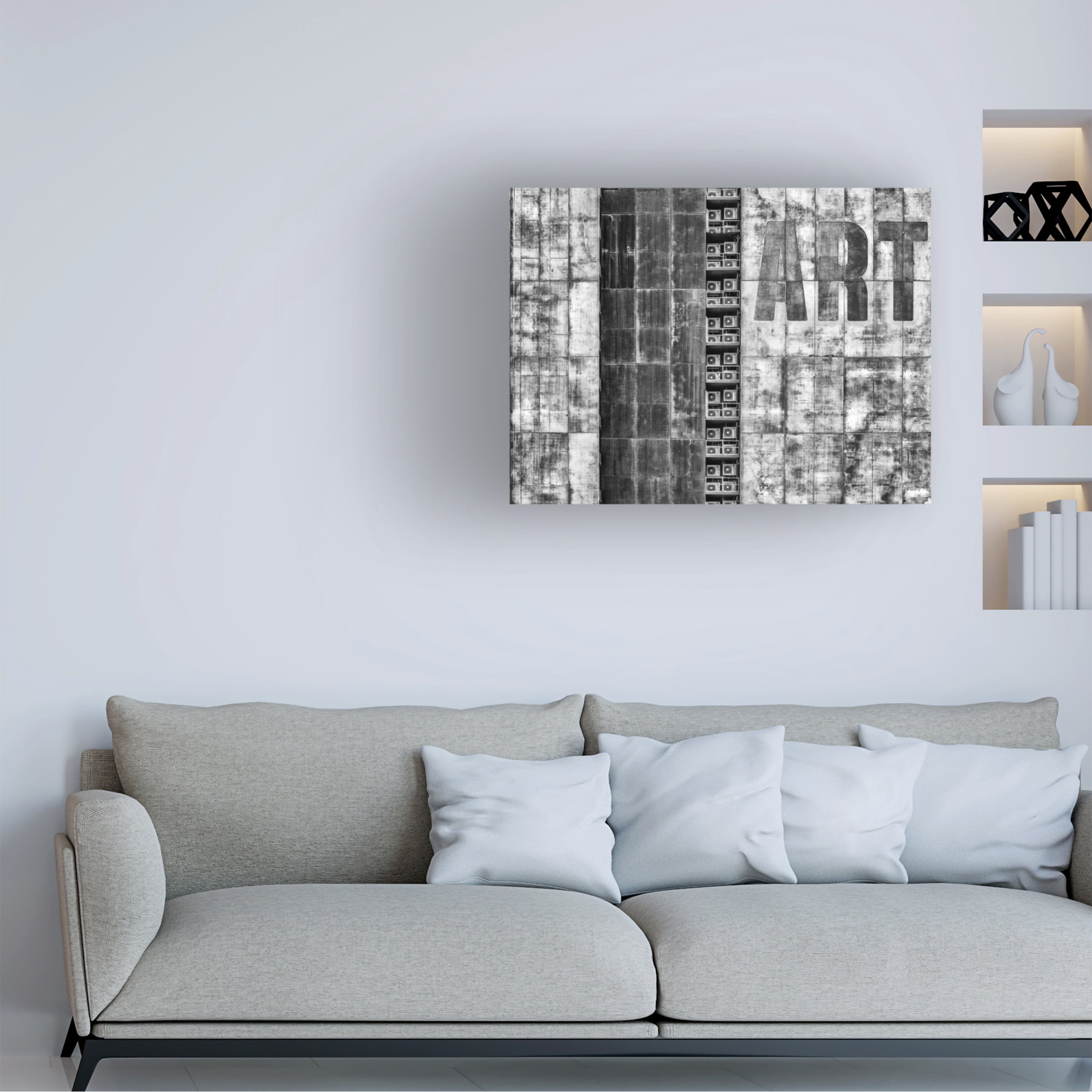Wayne Pearson 'Gritty Palace' Canvas Art