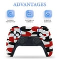 thumbnail image 4 of Geometric Retro Style Black Red White PS5/PS5 Pro/PS5 Slim Digital Disc Skin Sticker For Console And Controller Skins, 4 of 7