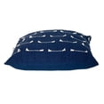 thumbnail image 3 of Elegant Dark Blue Cotton Pillow for Sofa from Parkland Collection (18” x 18”), 3 of 6