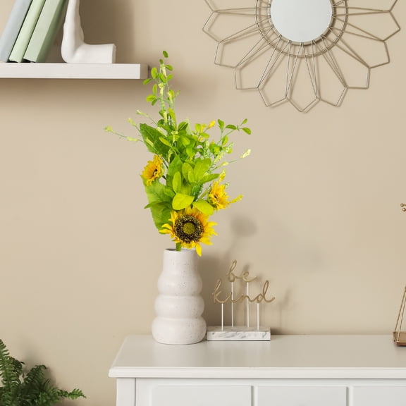 Allstate Sunflower and Wildflower Artificial Floral Silk Spray - 33" - Yellow