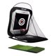 thumbnail image 1 of Red de astillado de golf Accesorios de golf Fácil de instalar Ayuda para golpear golf Red de entrenamiento de golf plegable Red de golf para práctica Red con tapete, 1 of 7