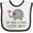 White and Black, variant on Inktastic My Nana and Papa Love Me Boys or Girls Baby Bib
