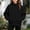 Black, variant on Girls Zip Up Sweatshirt with Pockets Long Sleeve Casual Loose Fit Turtleneck Kids Track Jacket Purple 6-14