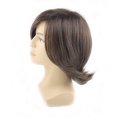thumbnail image 2 of Peluca para cosplay, marrón, corta, con capas naturales, 28 a 30 cm, 170 g, 2 of 3
