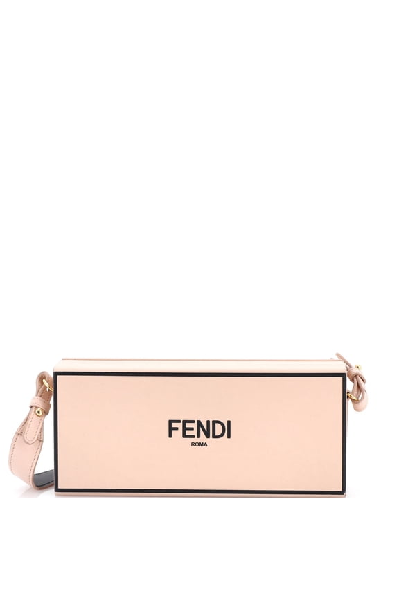 Pre-Owned Logo Horizontal Box Crossbody Bag Leather By Rebag