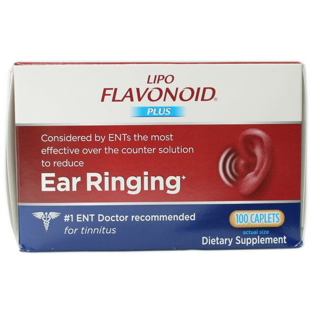 LipoFlavonoid Plus Ear Health Supplement 100 Caplets 1 ENT Doctor