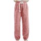 thumbnail image 1 of Odeerbi 2-12 Años Niñas Algodón Pantalones de Ejercicio Deportes Jogger Pantalones Verano Cintura Elástica Joggers, 1 of 9