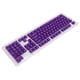 thumbnail image 3 of Teclas de 106 teclas Altura OEM Dos colores Solidez de inyección OPQ Teclas opacas para teclado mecánico de 61/87/104 teclas Letras blancas moradas, 3 of 5