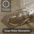 thumbnail image 4 of LAICAIW Memory Foam Bath Mat Large Size, Soft and Comfortable, Super Water Absorbent, Non-Slip, Thick, Machine Washable (24 x 17 Inch, Camel), 4 of 7