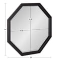 thumbnail image 6 of Kate and Laurel Hogan Framed Octagon Wall Mirror, Black 24x24, 6 of 9