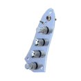 thumbnail image 5 of 5 Jazz JB Bass Loaded Wired Control Plate for 4/5 String Bass Guitar Parts JB-08CR, 5 of 5