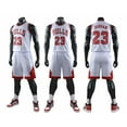 thumbnail image 1 of Chicago Bulls #23 Jordan Jersey No.23 / Aldult Basketball Uniform Set /red, 1 of 2