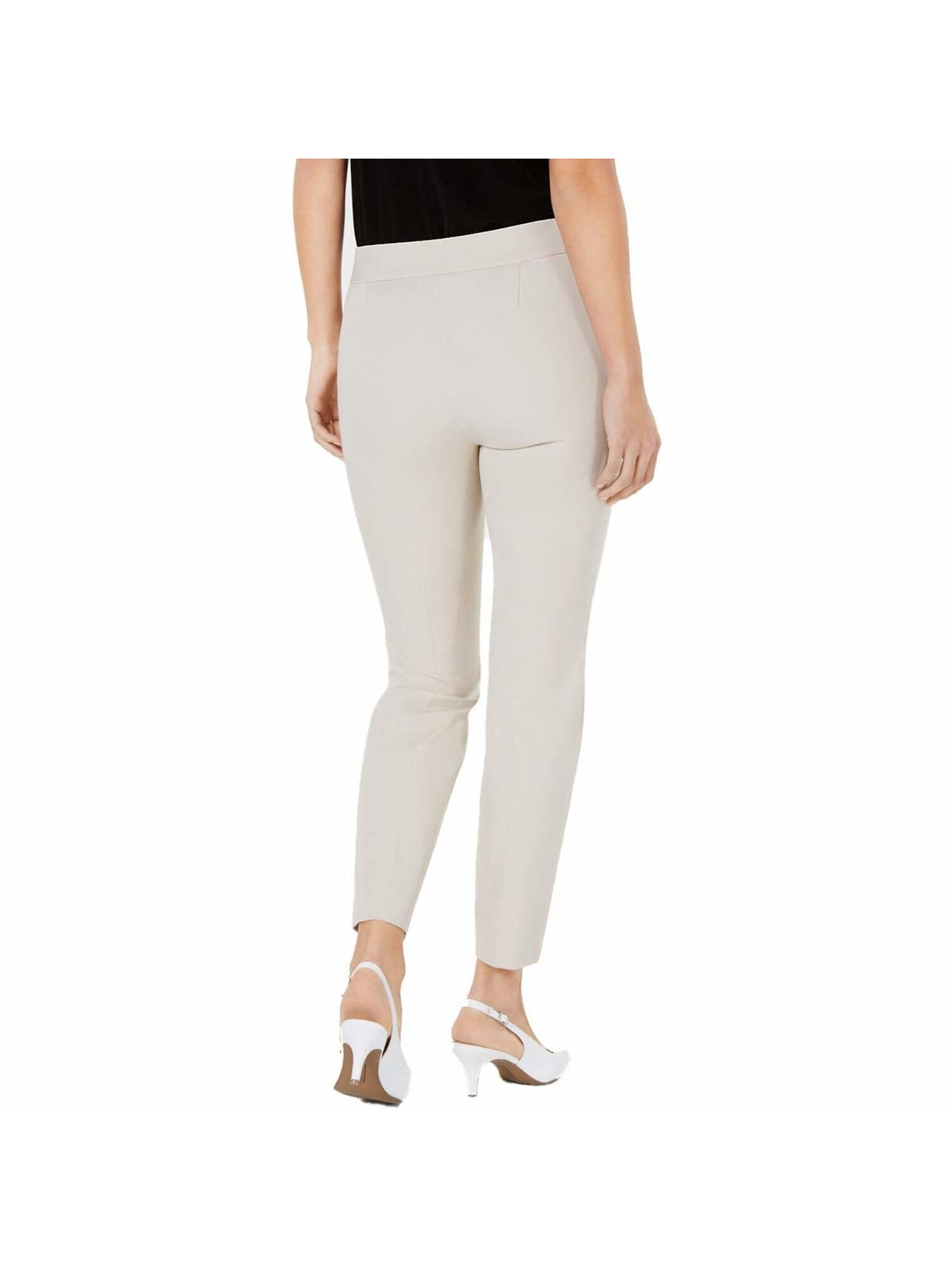 Alfani - ALFANI Womens Beige Skinny Wear To Work Pants Size 6 - Walmart ...
