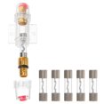 thumbnail image 3 of Miangastore 4/8 Gauge AWG In-Line AGU Fuse Holder with 5pcs 60 Amp Fuse, 3 of 9