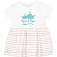 thumbnail image 3 of Inktastic Oma and Opa Love Me Girls Baby Dress, 3 of 5